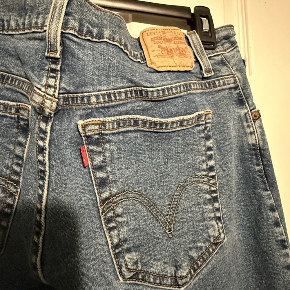 Levi's Blue Boot Cut Jeans for Women